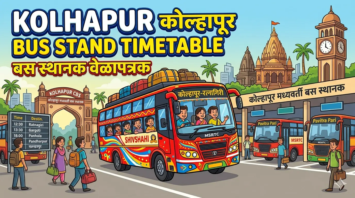 Kolhapur Bus Stand Timetable