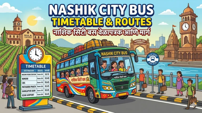 Nashik City Bus Timetable| Ticket Price|Phone Number